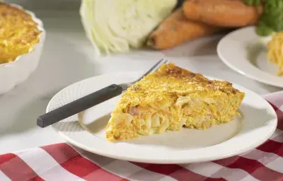Pastel de Repollo y Zanahoria Pastel de Repollo y Zanahoria