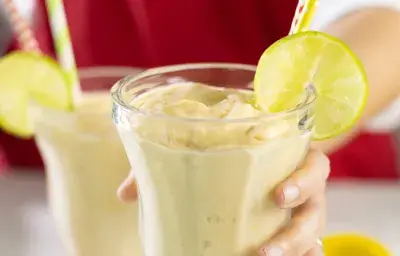 Batida de mango y limón Batida de mango y limón