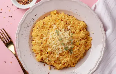 Risotto al Pimiento Amarillo Risotto al Pimiento Amarillo
