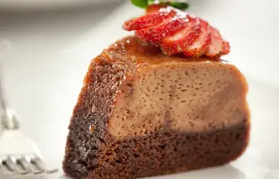 Flan de Bizcocho de Chocolate Flan de Bizcocho de Chocolate