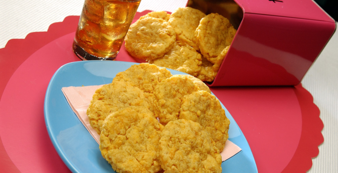 Galletas de Corn Flakes Nestlé© con Queso