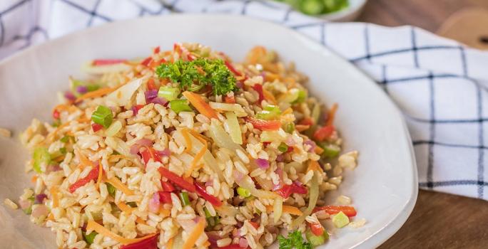 Arroz Integral con vegetales