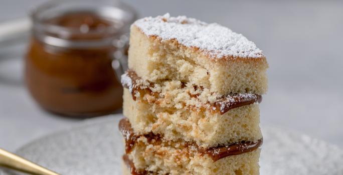 Pudín Relleno de Dulce de Leche