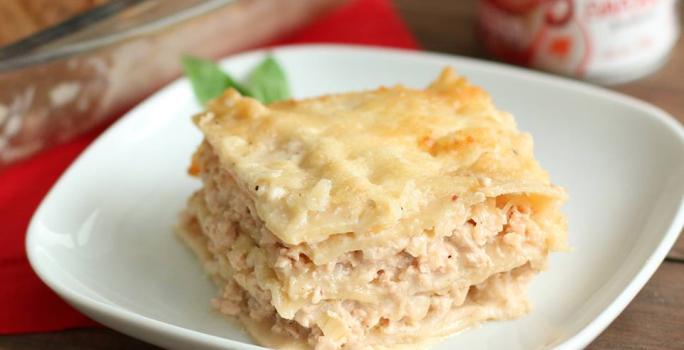 Lasaña de Pollo y Queso