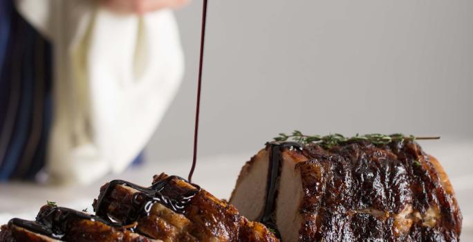 Lomo de Cerdo en salsa de Uvas