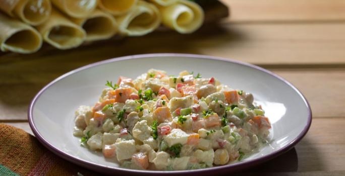 Ensalada de Garanzos con crema agria