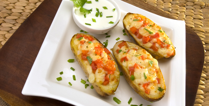 Pieles de Papas Rellenas
