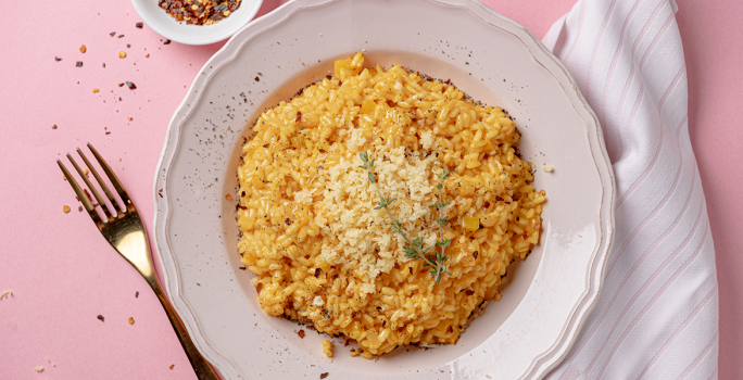 Risotto al Pimiento Amarillo