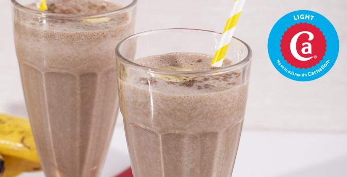 Smoothie de Guineo y Chocolate