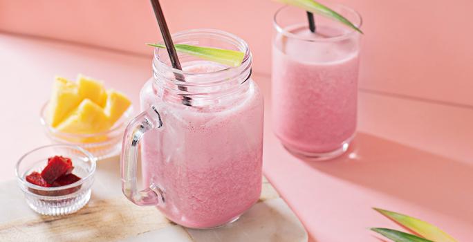 BATIDA DE REMOLACHA Y PIÑA