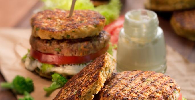 Hamburguesa con Pan de Avena