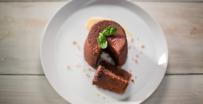 Pastelillos de Chocolate, Tocineta y Crema