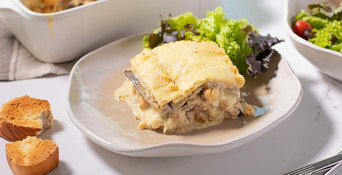 LASAGNA DE BERENJENAS Y GARBANZOS