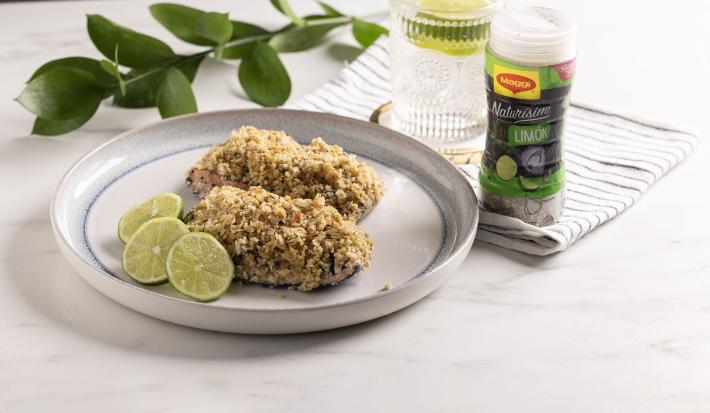 Salmón Crocante al limón