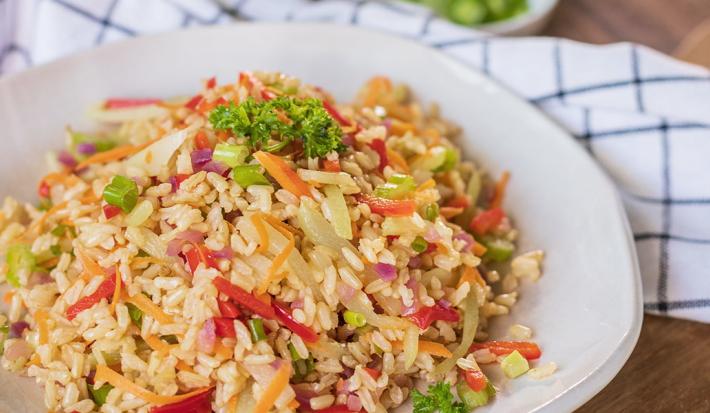 Arroz Integral con vegetales
