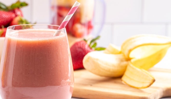 Smoothie de Fresa y Guineo