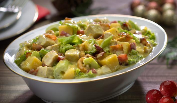 ENSALADA DE PECHUGA DE PAVO Y SEMILLAS DE CAJUIL