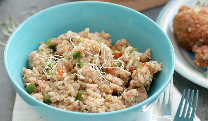 Arroz con Trigo y Vegetales