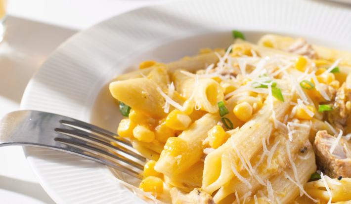 Pasta en Salsa de Auyama