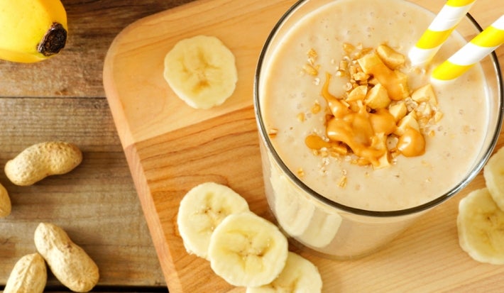 Smoothie de Guineo y Mantequilla de Maní