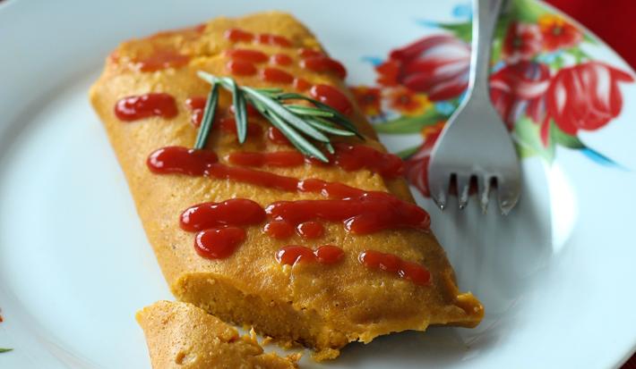 Pasteles en Hoja de Relleno de Pollo