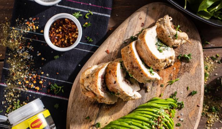 PECHUGA DE POLLO RELLENA DE ESPINACA Y QUESO