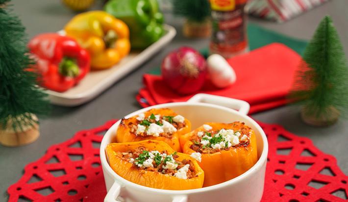 Ají morron relleno