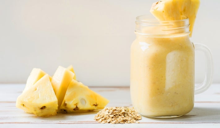 Smoothie de Piña y Avena
