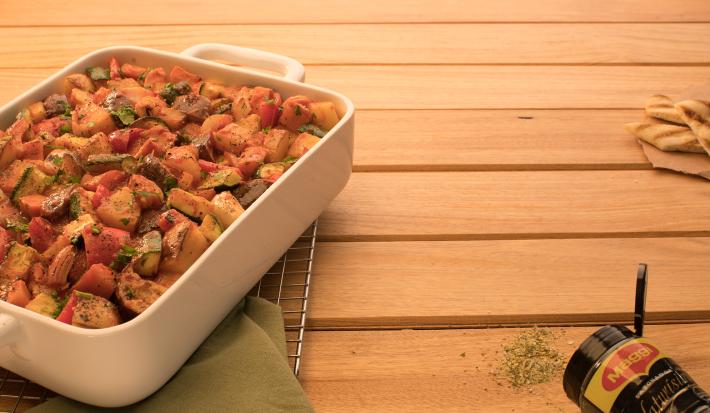 TIMBAL DE VEGETALES CON NATURISIMO