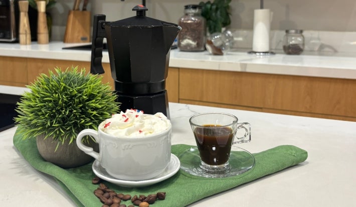 Bizcocho de Café en Taza