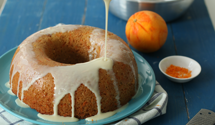 Pastel de Zanahoria Glaseado