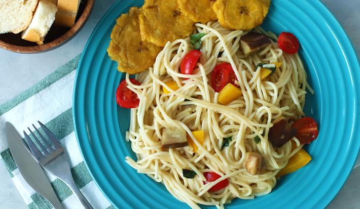 Pasta con Berenjena
