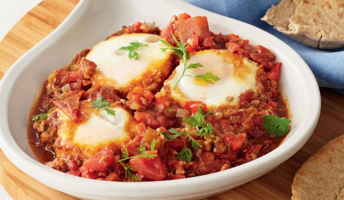 HUEVOS RANCHEROS AL ESTILO ISRAELITA