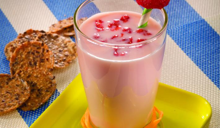 Batida de fresa y Zanahoria Batida de fresa y Zanahoria