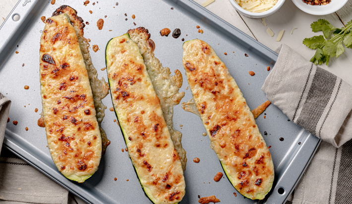 Zucchinis Rellenos al Horno