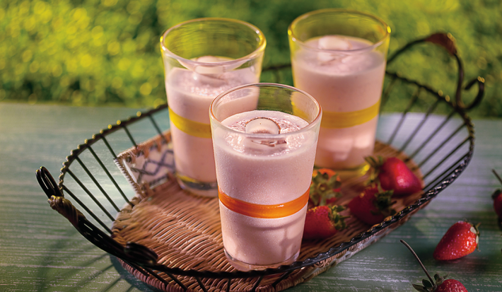 Batida de Fresa y Coco