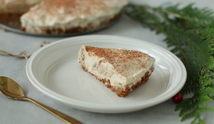 Crema de Manzana con Base de Galletas