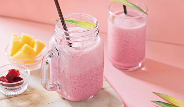 BATIDA DE REMOLACHA Y PIÑA