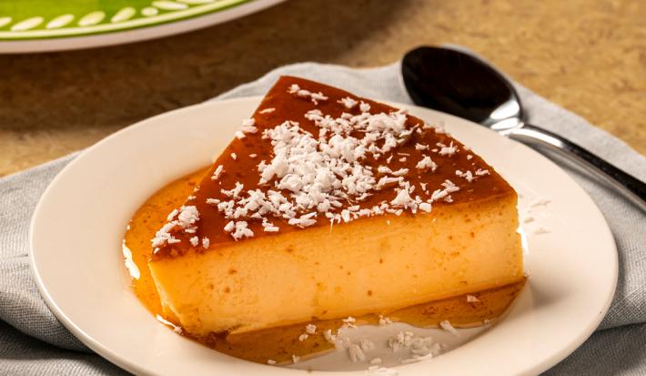 Flan de coco