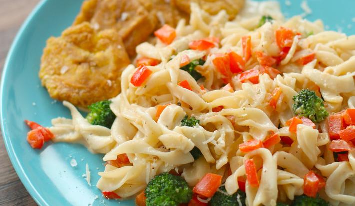 Pasta en Salsa de Vegetales Asados