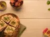 Quesadilla de Berenjena con Crema de Tomates