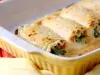 Canelones Rellenos de Espinaca