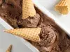 Helado de chocolate