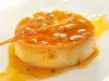 Flan de Coco en Almíbar de Chinola