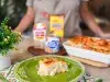 Lasagña de Pollo, Queso y Maíz