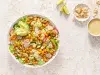 ENSALADA CON GARBANZOS CROCANTES