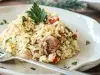 Arroz con Espinaca y Tocineta