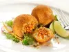 Bolas de Arroz rellenas de Lambi