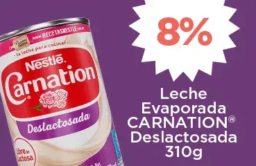 Leche evaporada CARNATION® Deslactosada 310g