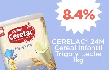 CERELAC® 24M Cereal Infantil Trigo y Leche 1KG